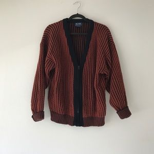 Thick knit cardigan vintage